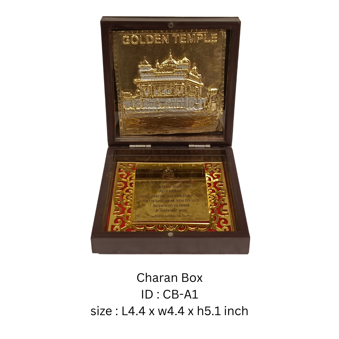 Golden Temple Charan Box